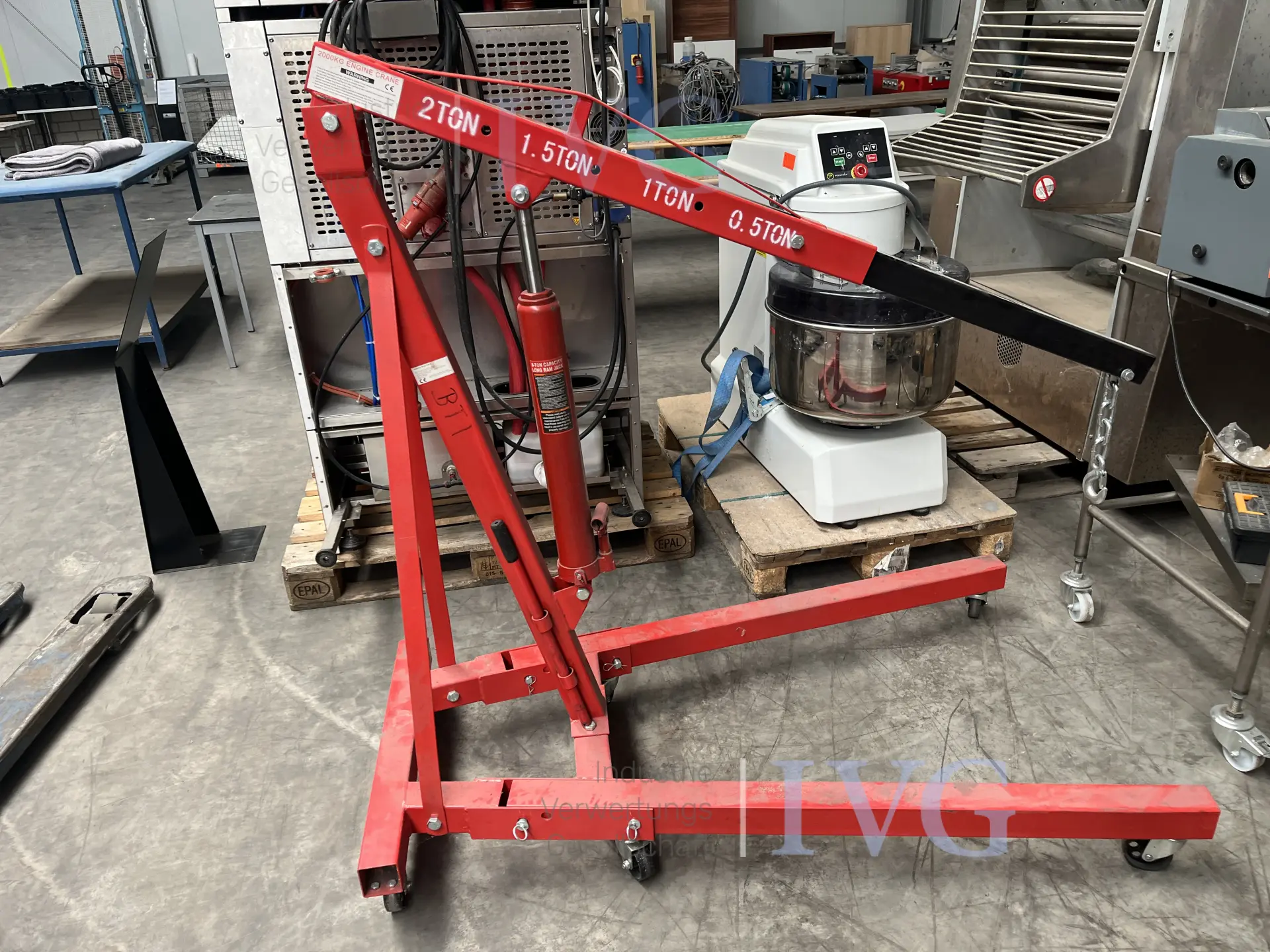 Werkstattkran (rot) SHOP CRANE ZX0601B